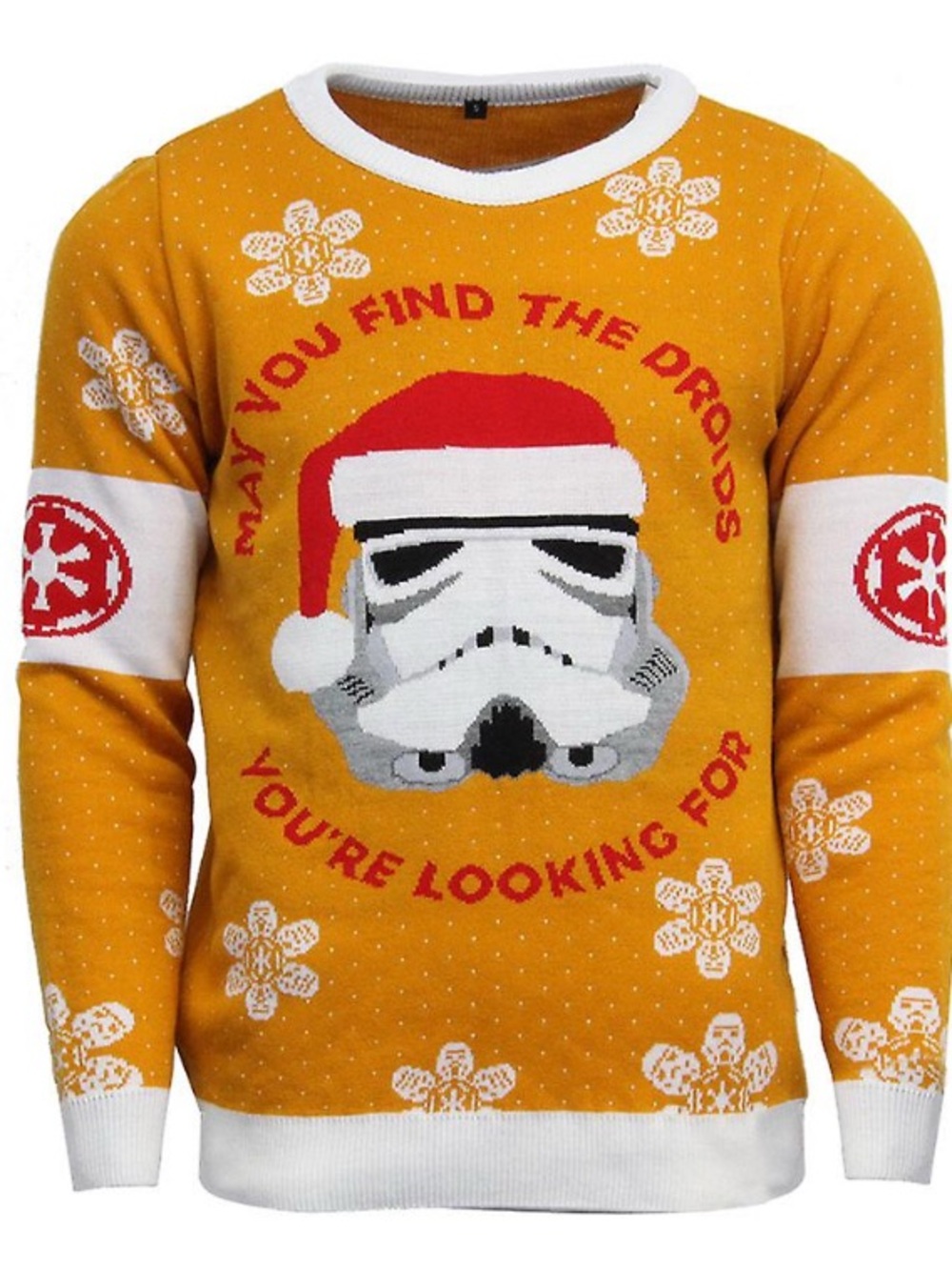 Stormtrooper Christmas May You Find the Droids Ugly Sweater Adult Size Large Fun